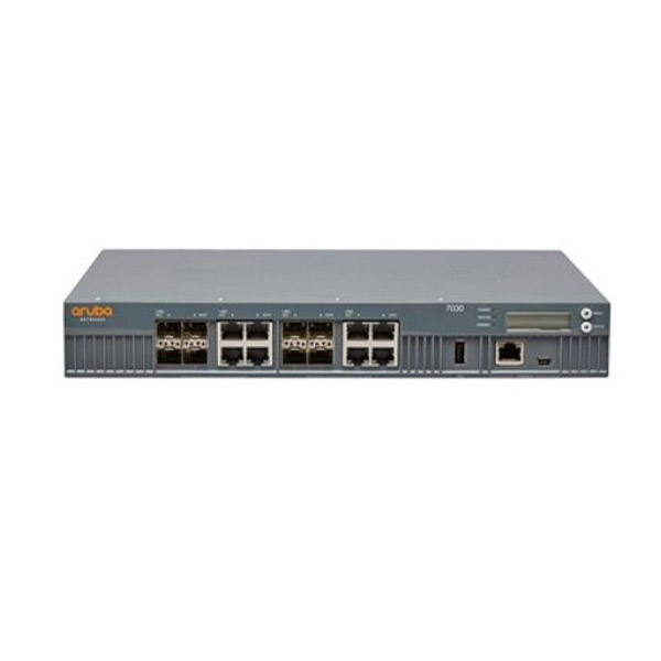 Aruba 7030 (RW) 8p Dual Pers 10/100/1000BASE-T/1GBASE-X SFP 64 AP and 4K Clients Controller (JW686A)